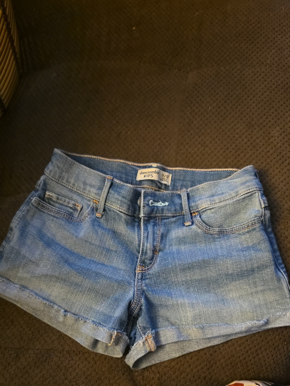 Abercrombie & Fitch KIDS Light Blue Denim Jean Shorts